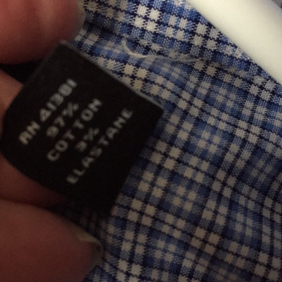 Lauren blue and white plaid shirt size 16. EUC - Picture 5 of 5